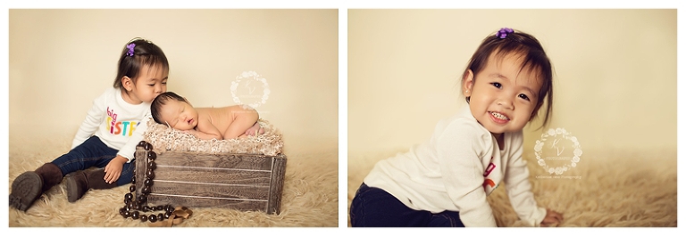 newborn boy with sibling