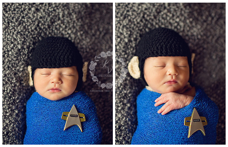newborn Spock, baby Spock, live long and prosper