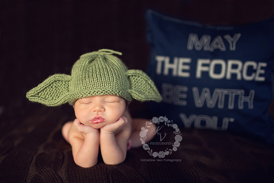 Newborn yoda, newborn star wars, may the force be with you