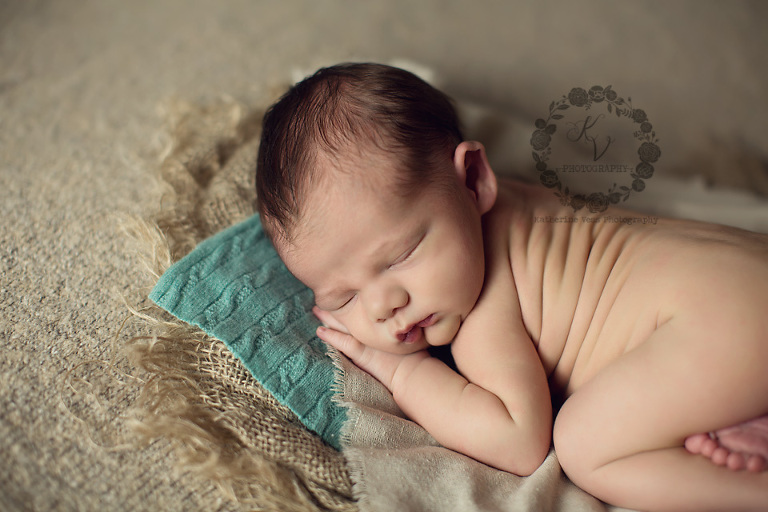 newborn on layers