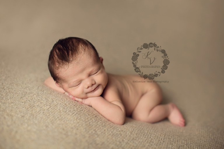 smiling baby boy