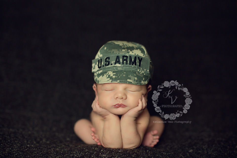 newborn army baby