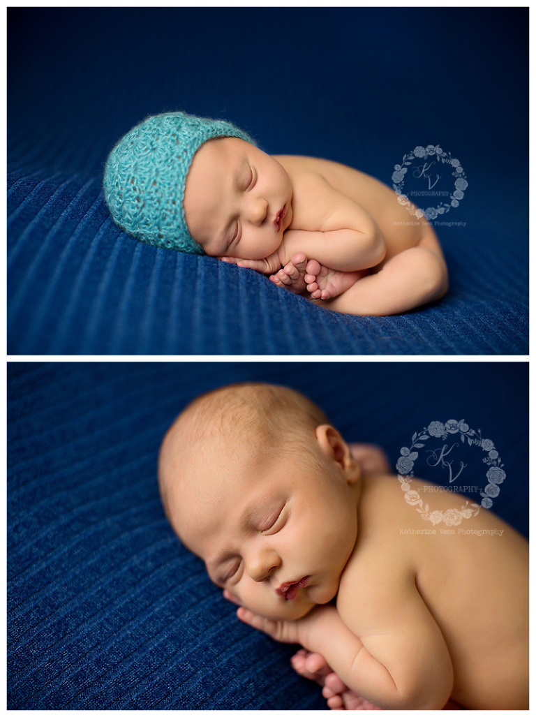 baby boy in taco pose