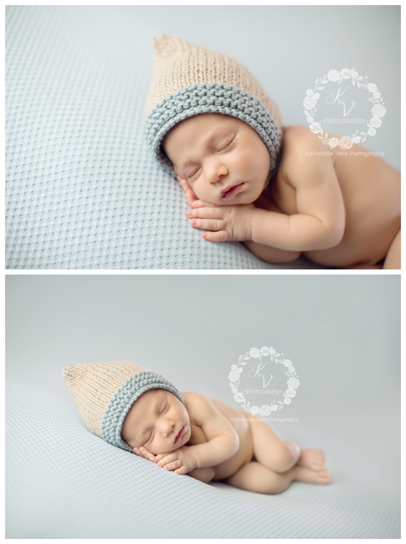 baby boy in pixie hat