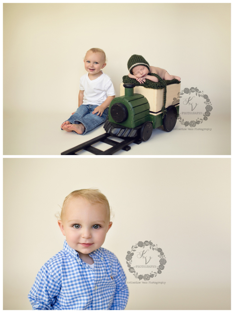 newborn with toddler sibling