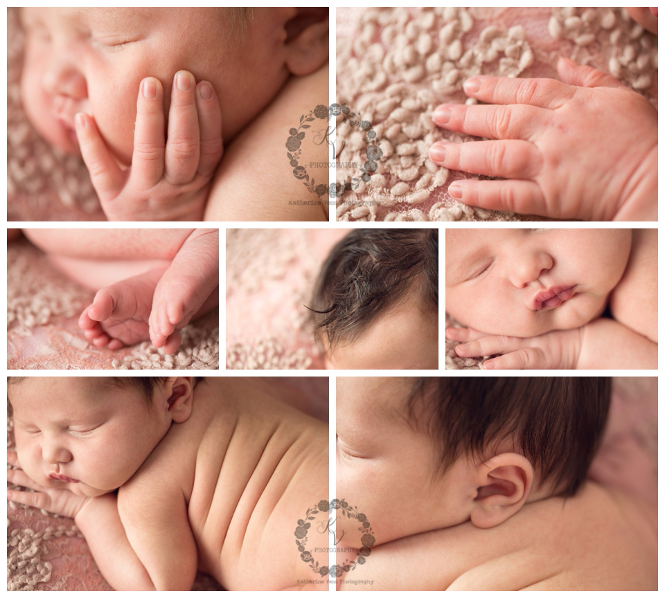 newborn details, macro