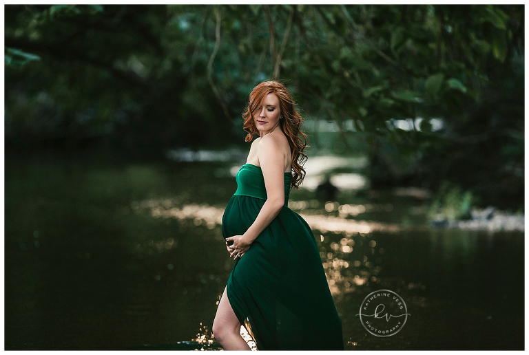 beautiful pregnancy creek photos Granite Bay CA photographer