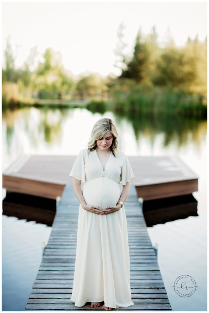black-and-white-outdoor-maternity-lincoln-CA-photographer maternity-dock-pond-rocklin-CA-photographer