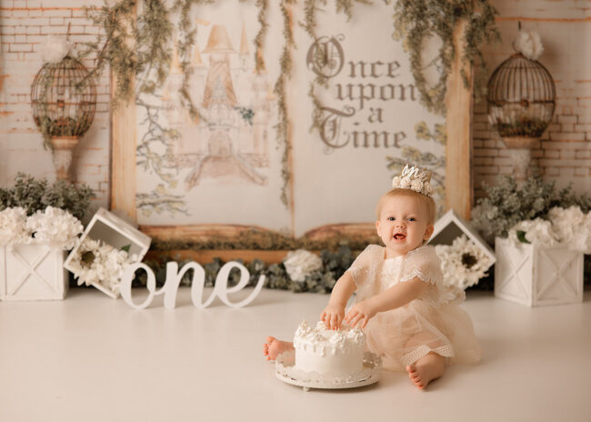 granite bay ca first birthday cake smash photos