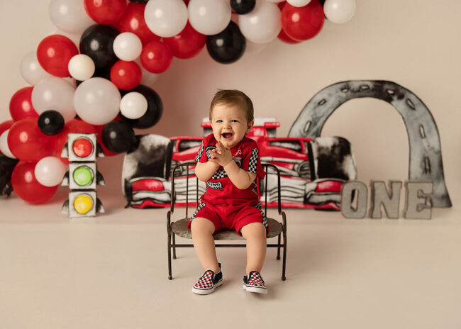 rocklin ca first birthday cake smash photos