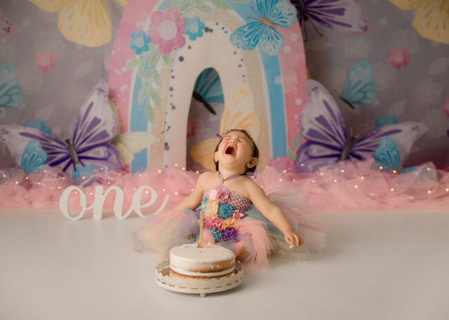 roseville ca cake smash photography