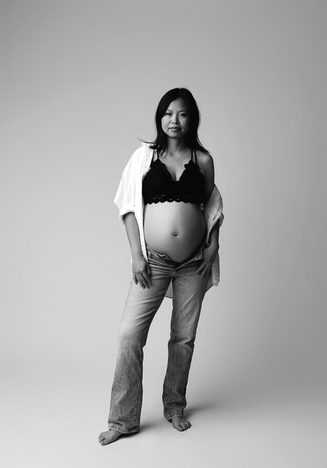 roseville ca maternity photo session